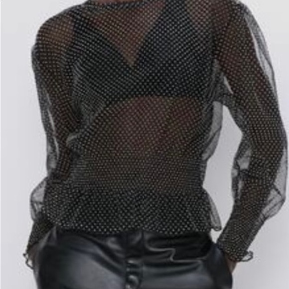 Zara Sheer Blouse - Picture 4 of 4